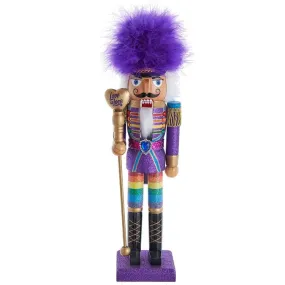 15" Wooden Gay Pride Nutcracker