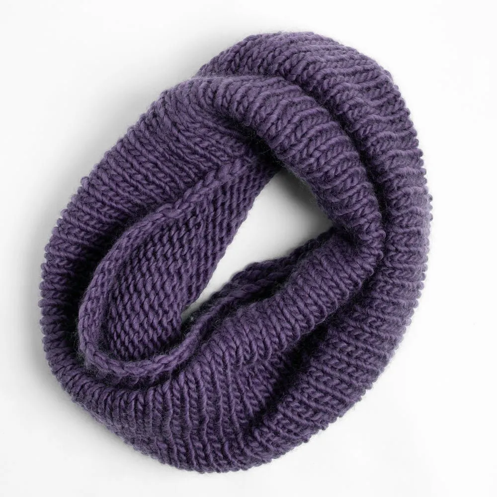 Accessories Knitting Kit - Absolute Beginners Heather Snood