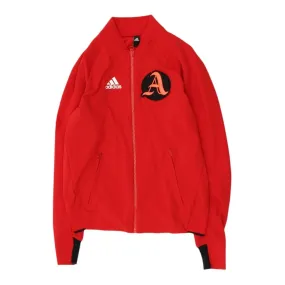 Adidas VRCT A Logo Mens Red Full Zip Track Jacket | Sportswear VTG