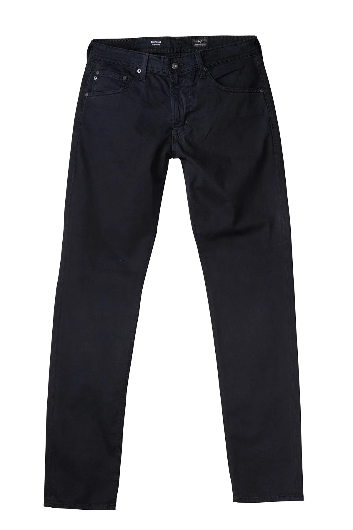 AG 'Tellis' Modern Slim Fit Pants in Sueded Cotton Black