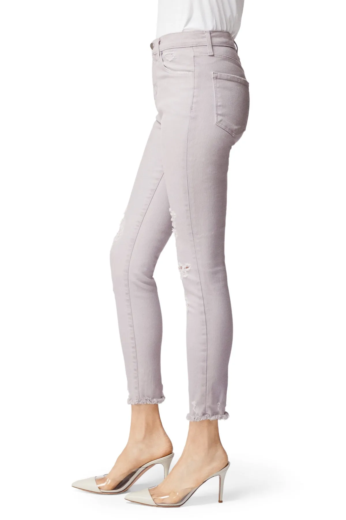 Alana High Rise Cropped Super Skinny - Olympus Destruct