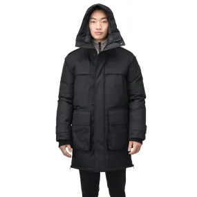 Alum Men's Long Parka Black