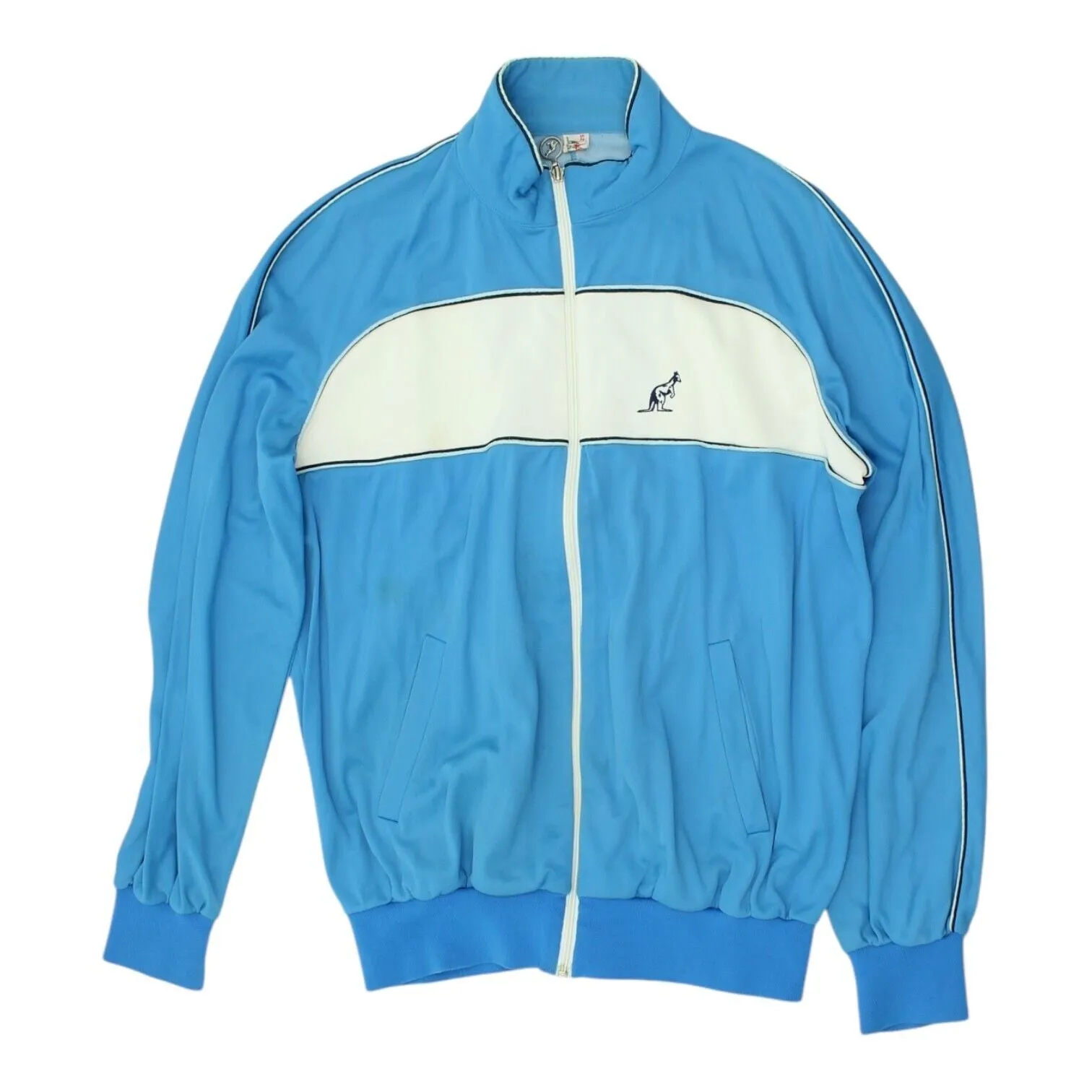 Australian L'Alpina Mens Blue Track Jacket | Vintage 90s Tracksuit Top Sports