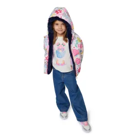 Billieblush Girl Reversible Hooded Puffer