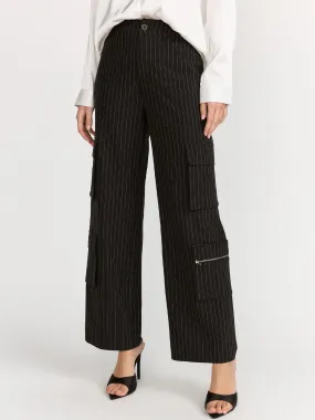 Blue Blush Pinstripe Cargo Pant - Brands We Love