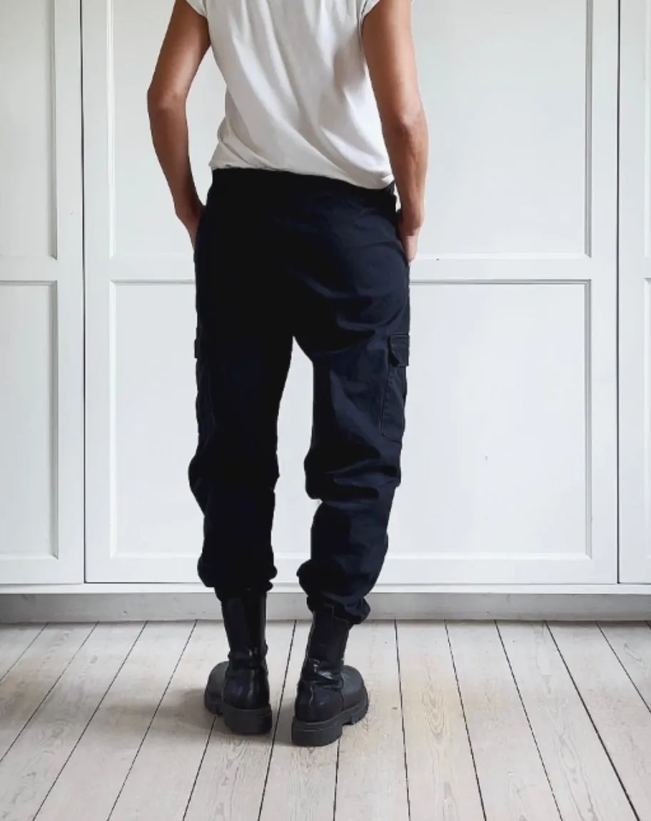 CARGO PANTS - BLACK