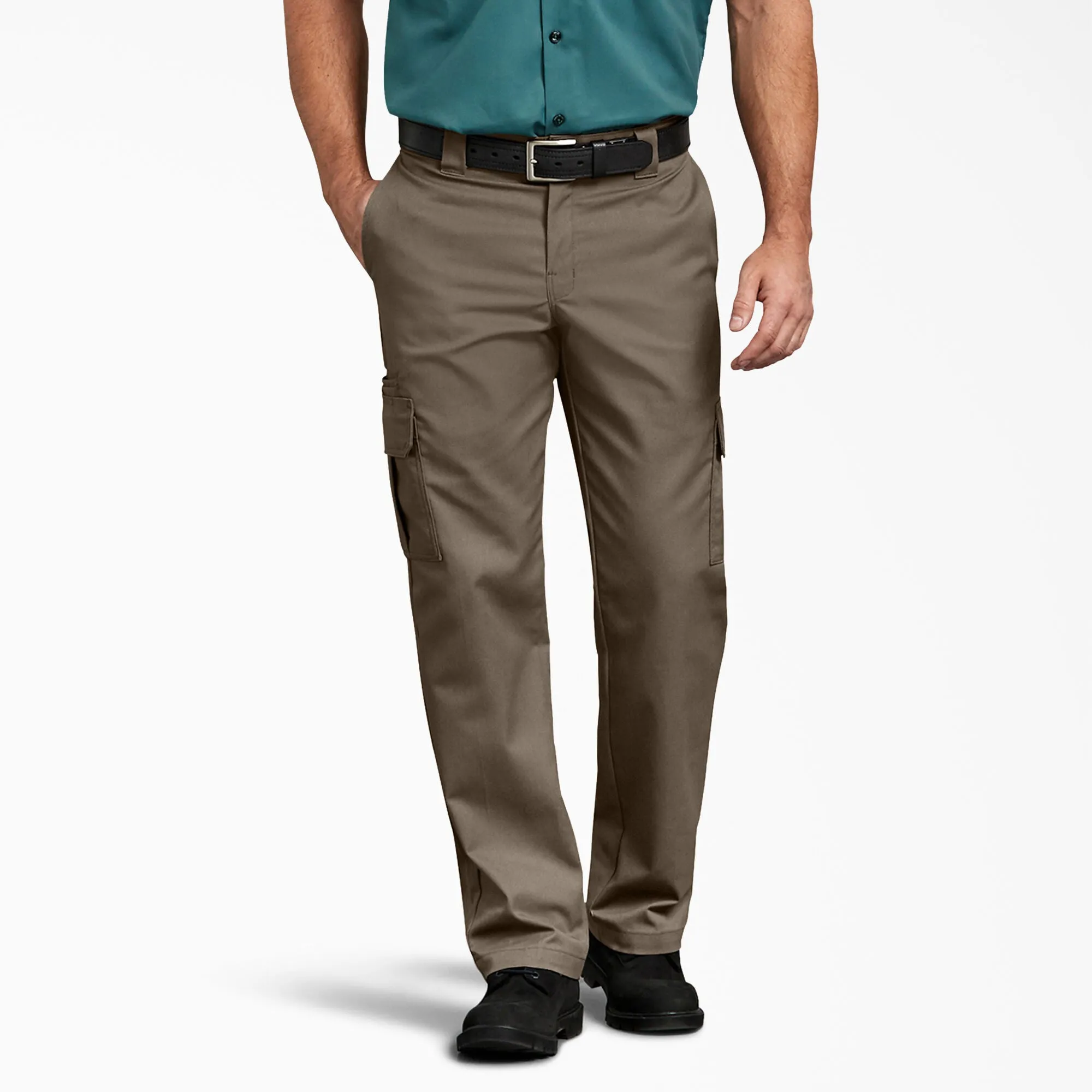 Cargo Pants - Dickies FLEX Regular Fit Cargo Pants, Mushroom, WP595MR1