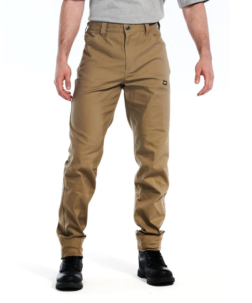 Caterpillar Men's Stretch Canvas Utility Pants - Khaki