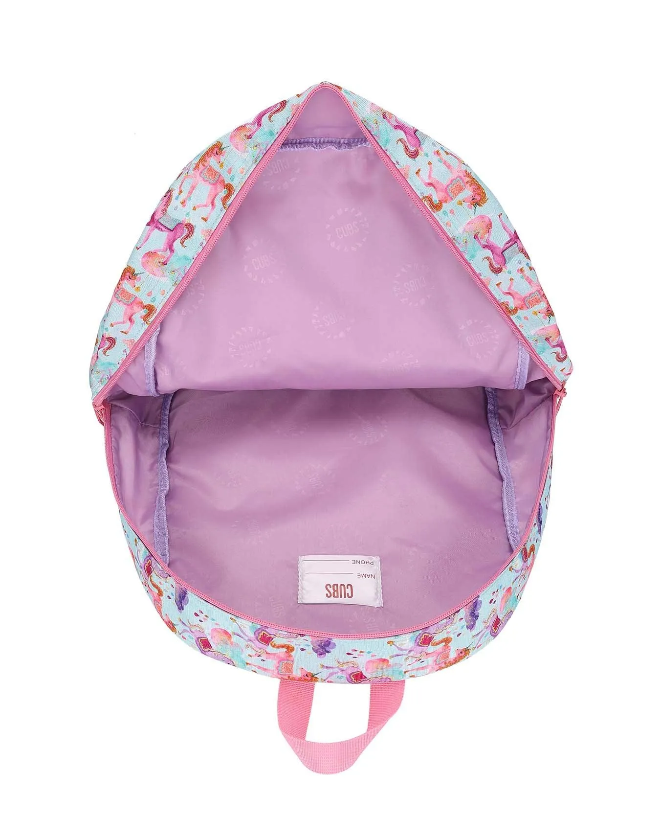 Cubs Baby Blue Baby Unicorn Glittery Junior Backpack