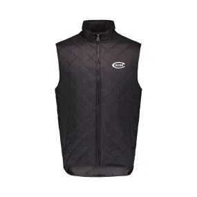 Culver Men's Diamond Quilted Vest - Black