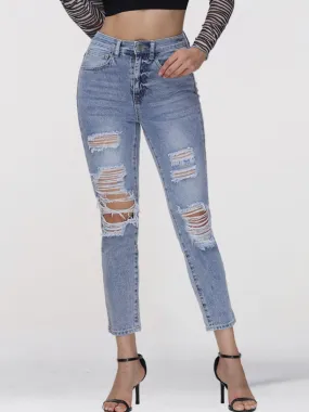 Distressed Skinny Jeans