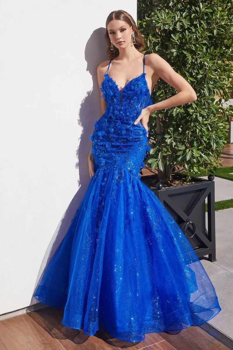 DREAM Sequin Glitter Fishtail Mermaid Formal Dress