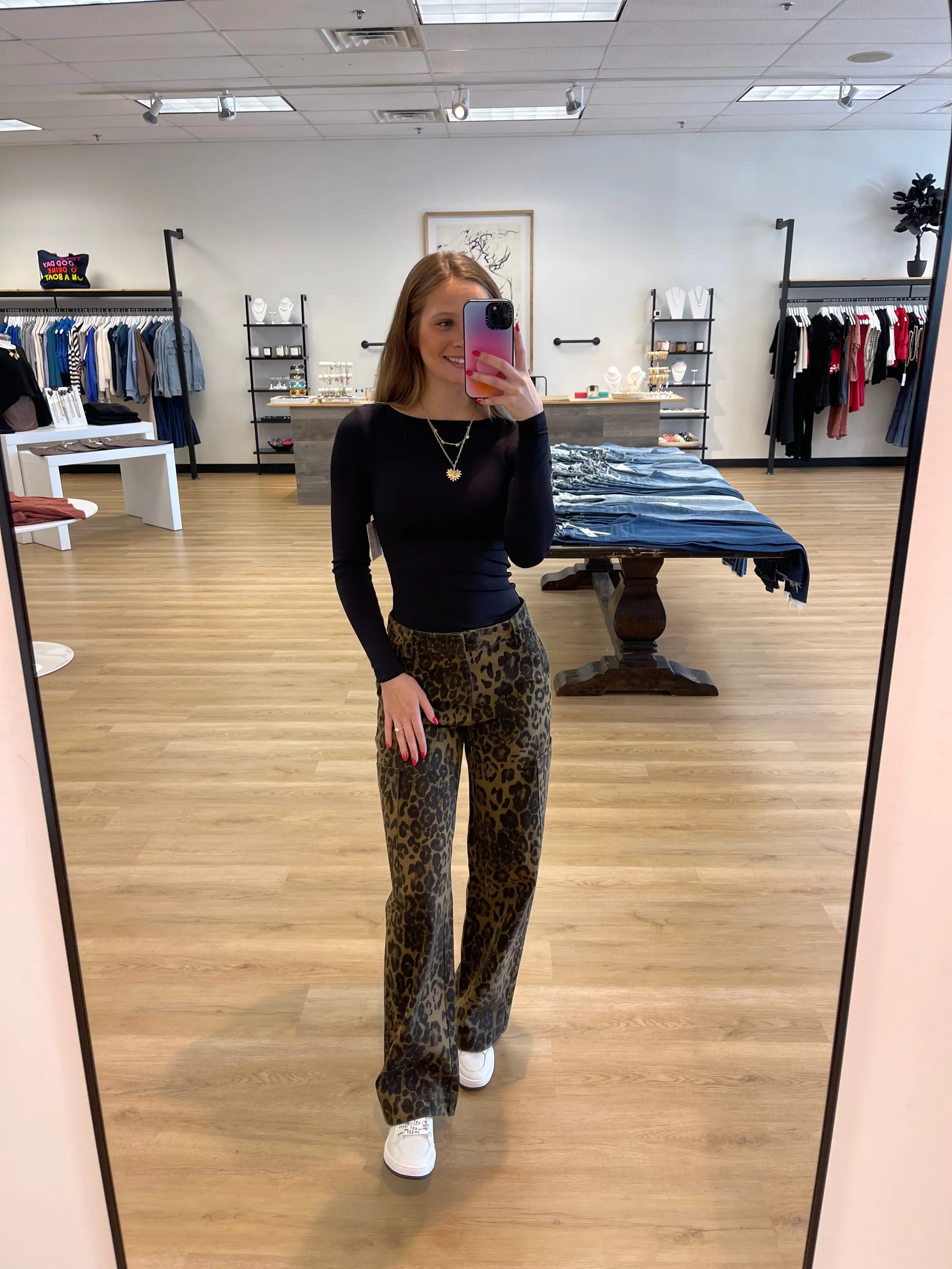 Eden Leopard Print Pant