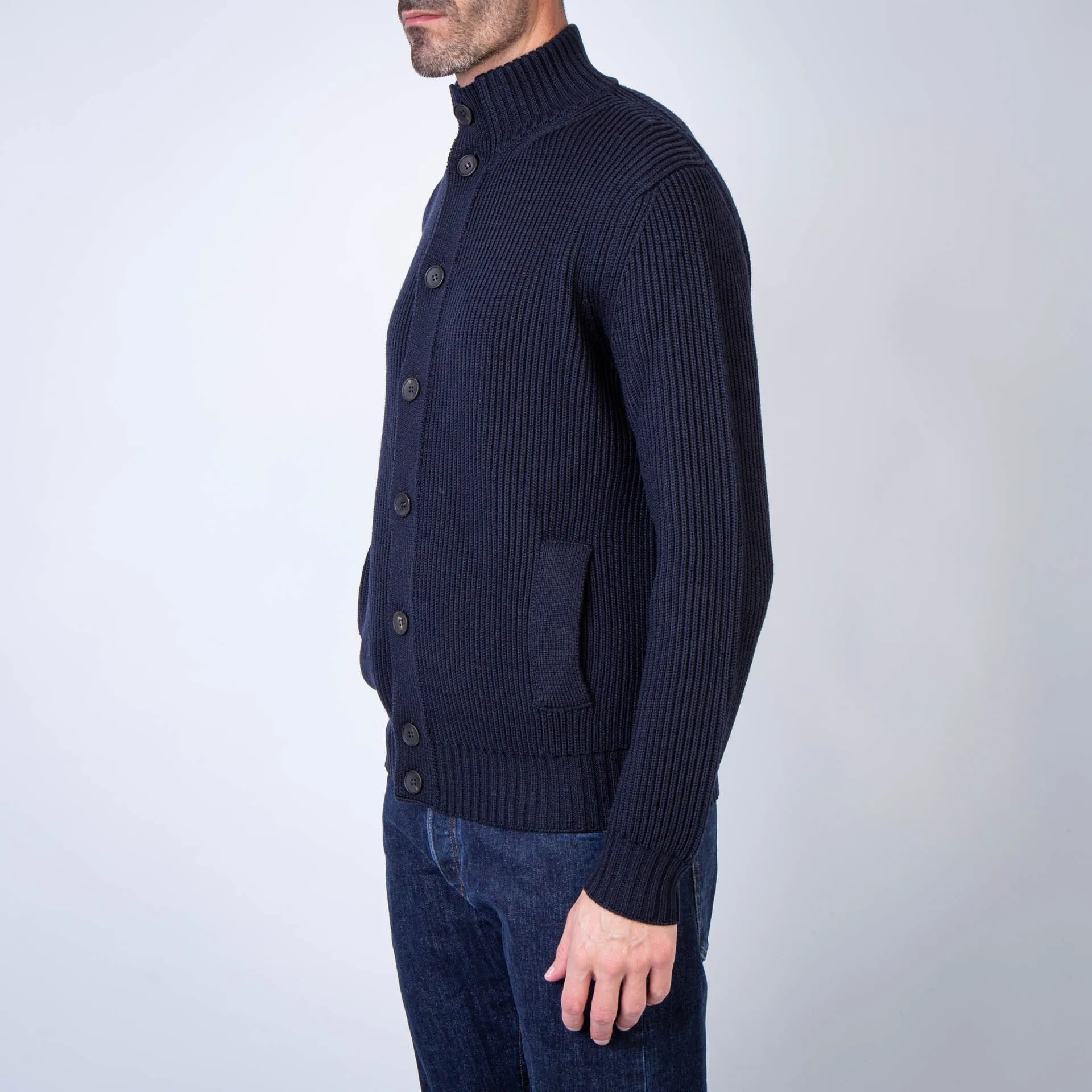 FILIPPO DE LAURENTIIS CARDIGAN BB3MLT WM7I 890 BLUE