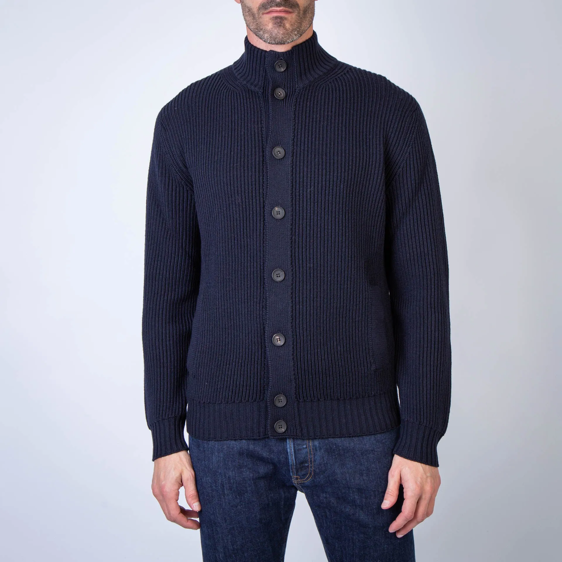 FILIPPO DE LAURENTIIS CARDIGAN BB3MLT WM7I 890 BLUE