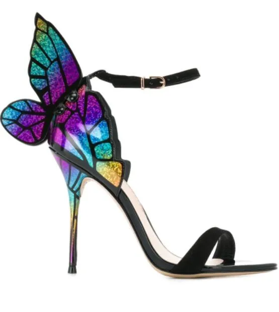 Flitter Feet Butterfly High Heels Party Shoes