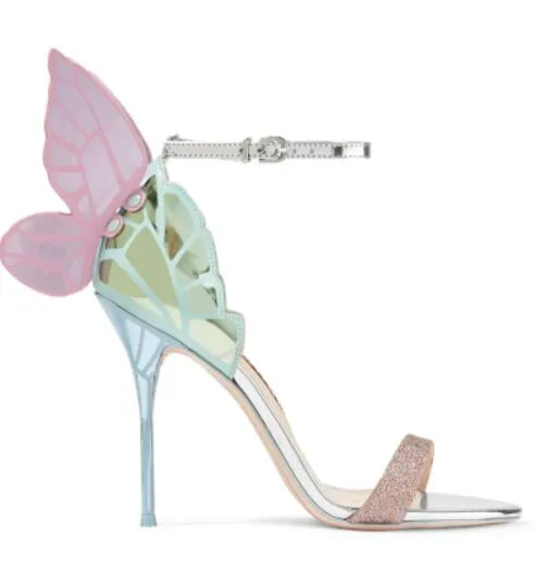 Flitter Feet Butterfly High Heels Party Shoes