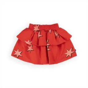 Girls Skirt | Star Layered French Terry Skirt | CarlijnQ