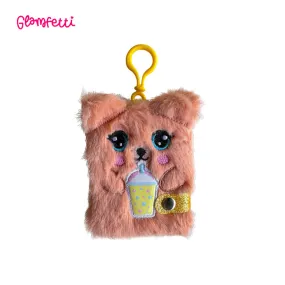 Glamfetti Critter Pals Plush Notebook Keychain