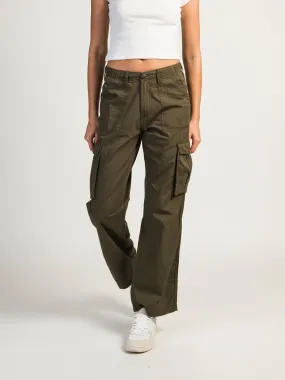 HARLOW PAIGE CARGO PANT - ARMY GREEN