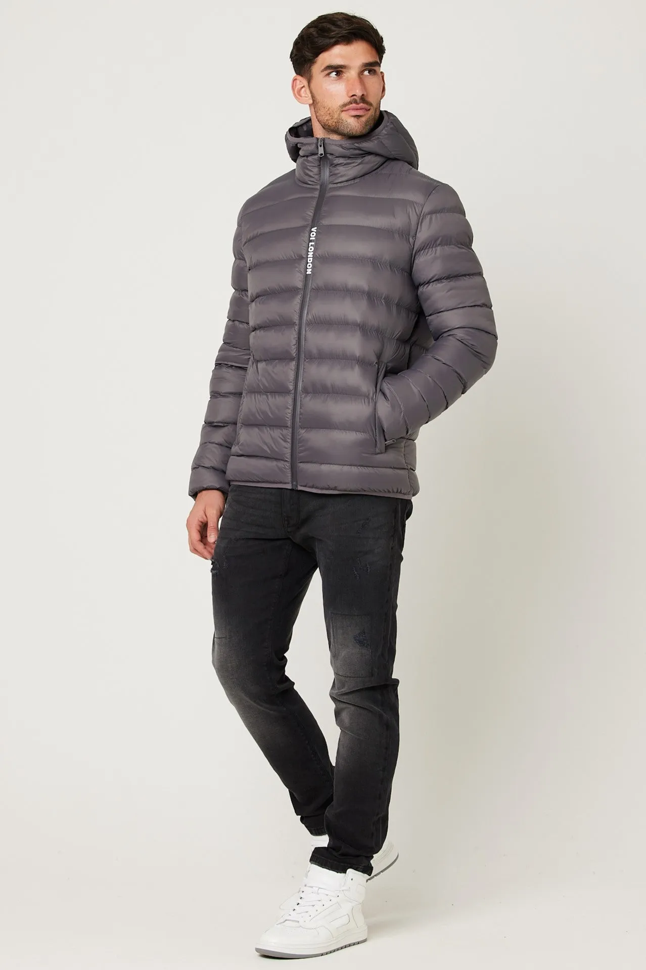 Holford Puffer Jacket - Grey