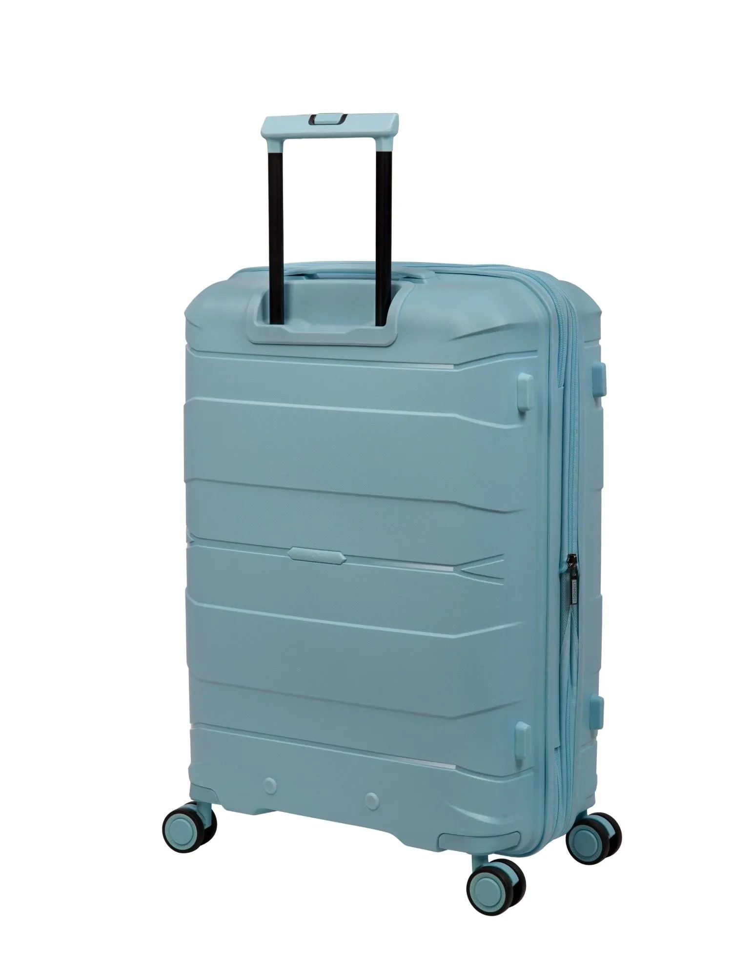 it luggage Momentous| Polypropylene| Hardsided Fashion Luggage Suitcase| Cabin with Laptop Section | 8 Wheel Trolley |16-2886-08 |Sky Blue with TSA Lock- 54.5CM