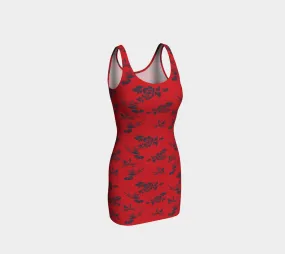 Japanese Pheasant Bodycon Dress