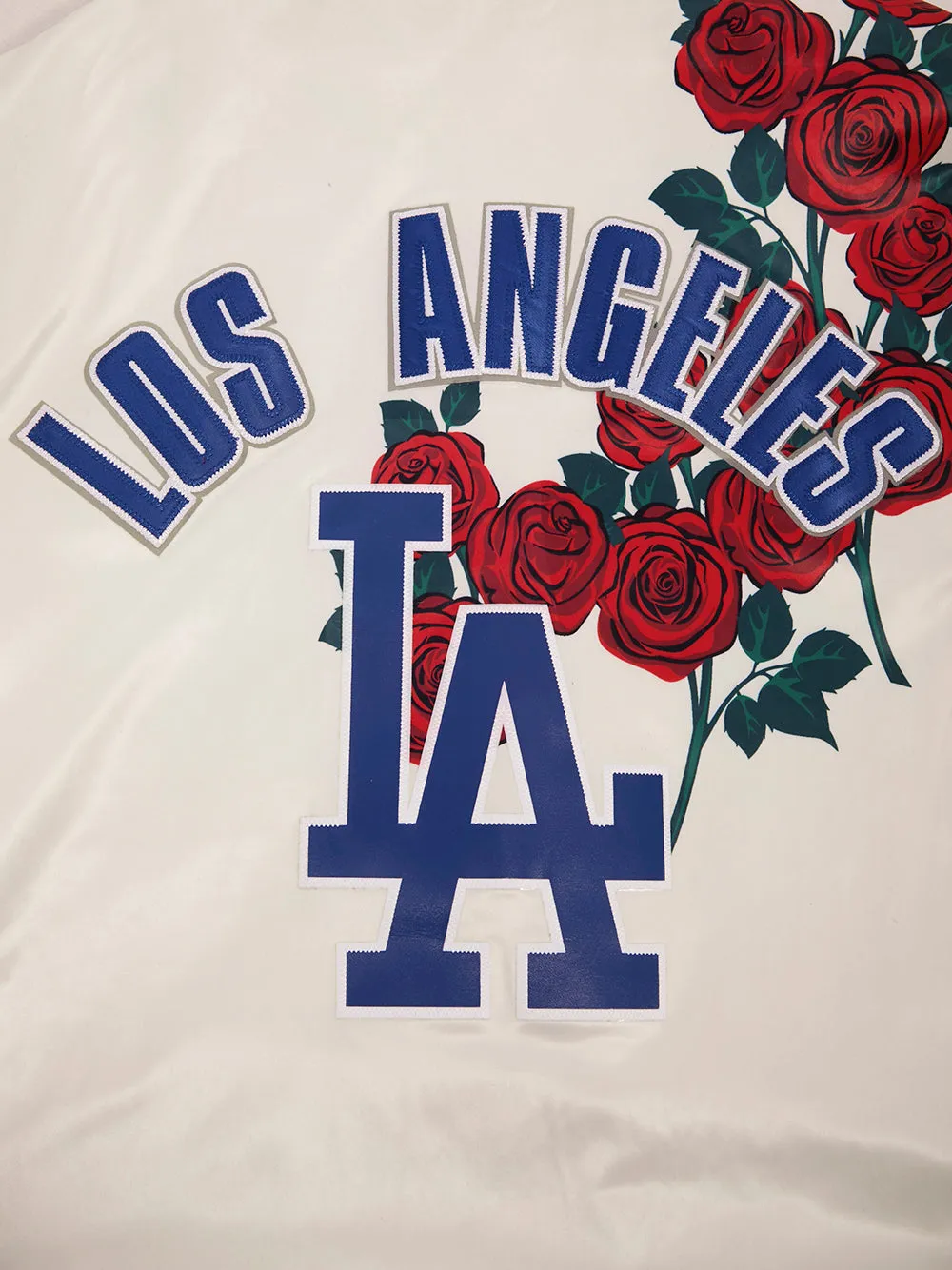 MLB LOS ANGELES DODGERS ROSES MEN'S TRACK JACKET (EGGSHELL / MULTI)