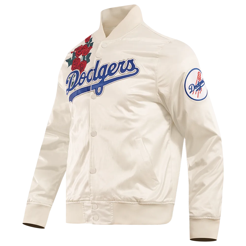 MLB LOS ANGELES DODGERS ROSES MEN'S TRACK JACKET (EGGSHELL / MULTI)