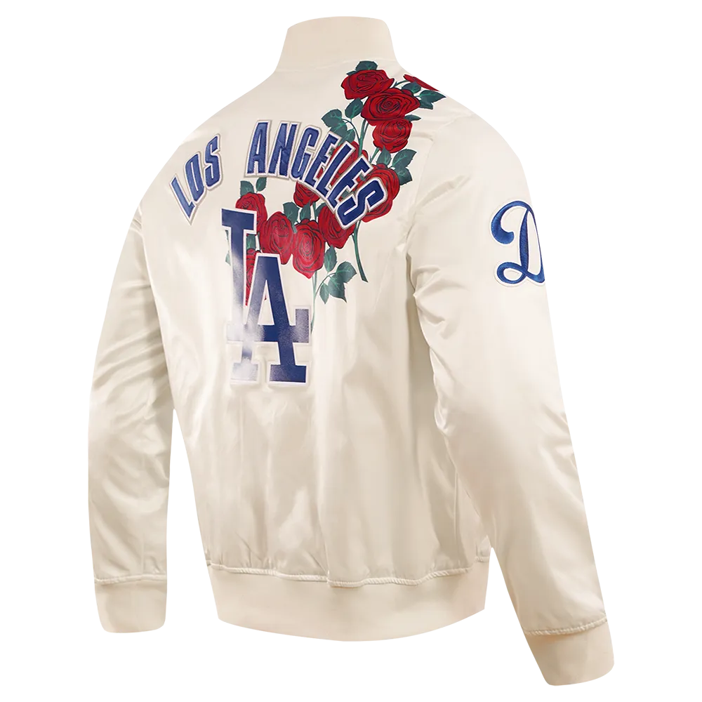 MLB LOS ANGELES DODGERS ROSES MEN'S TRACK JACKET (EGGSHELL / MULTI)