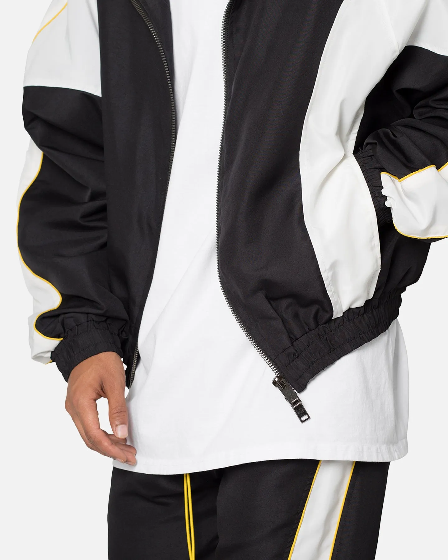 MNML Moto Racing Jacket Black/White