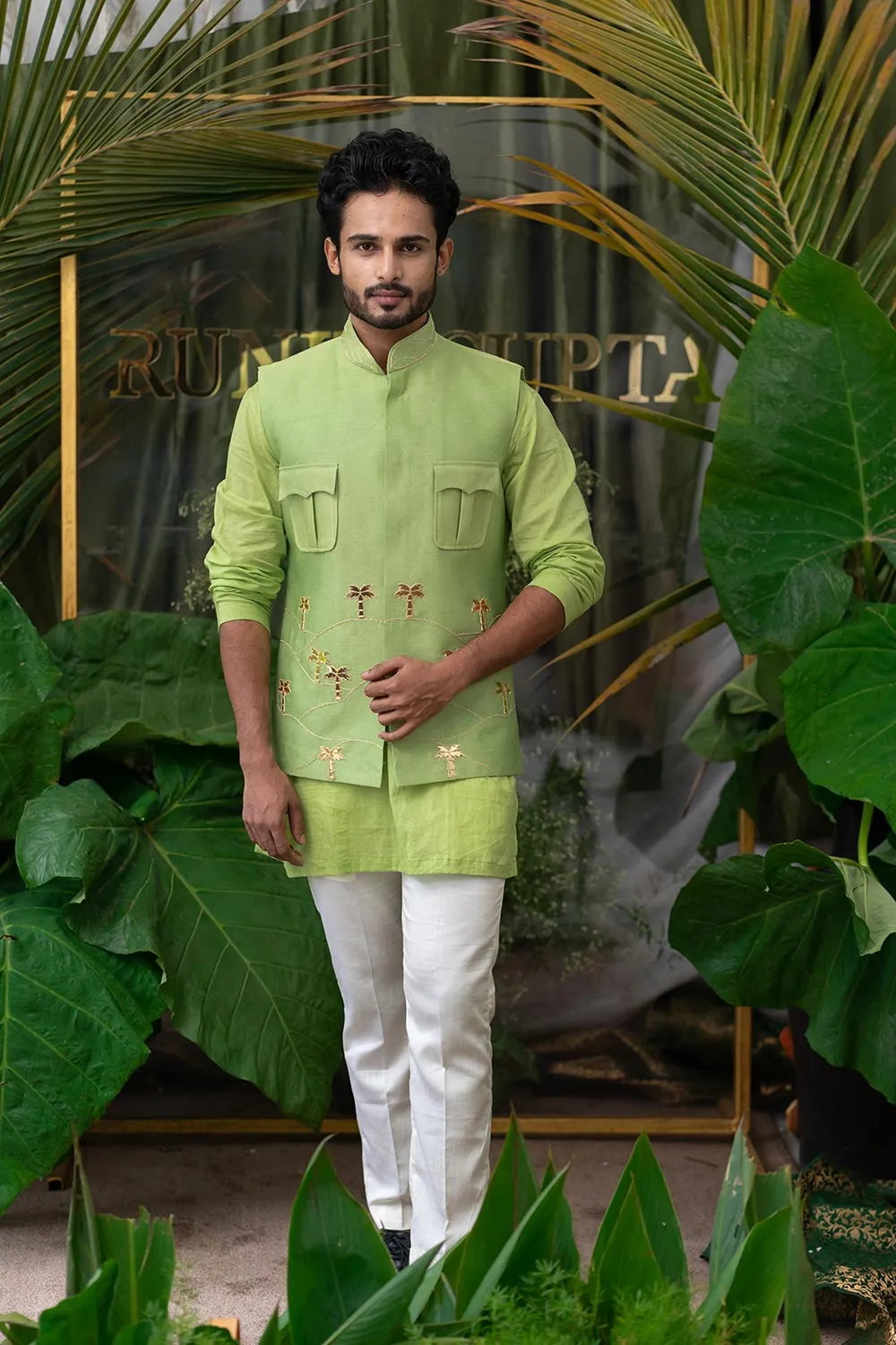 Moss Lime Kurta Set