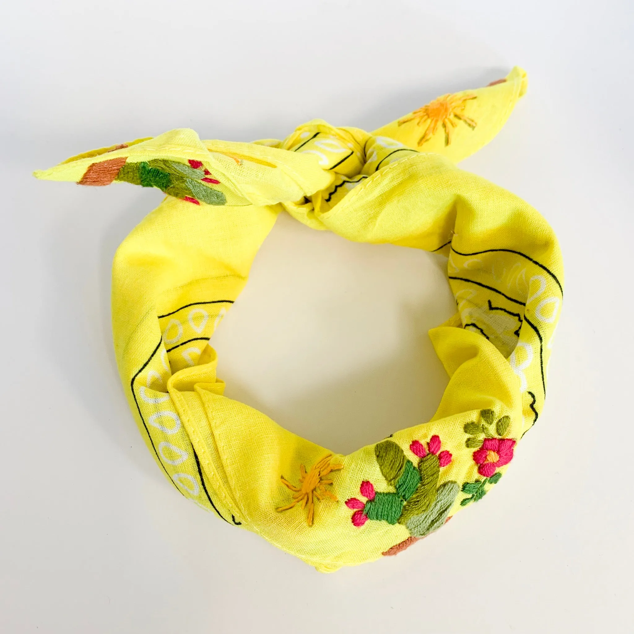 Neck scarf with Cactus (Assorted Colors)