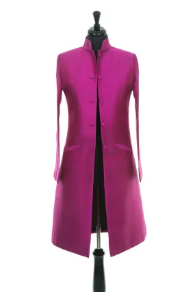 Nehru Coat in Wild Orchid