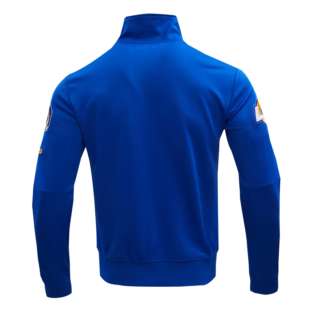 NFL LOS ANGELES RAMS CLASSIC MEN'S DK TRACK JACKET (ROYAL BLUE)