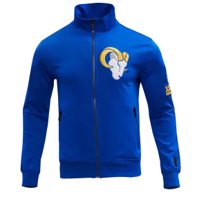 NFL LOS ANGELES RAMS CLASSIC MEN'S DK TRACK JACKET (ROYAL BLUE)