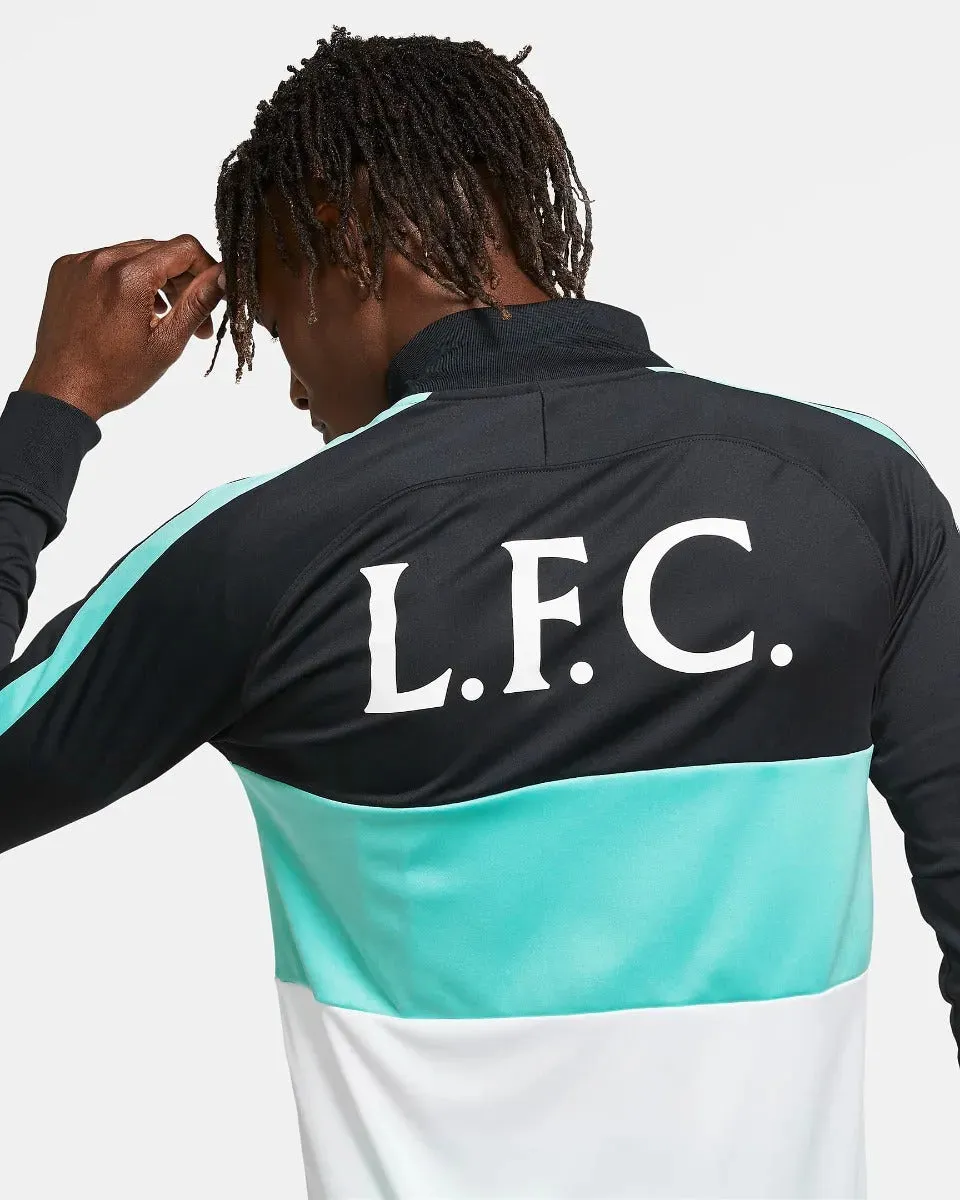 Nike 2020-21 Liverpool I96 Anthem Track Jacket - Black-Turquoise-White