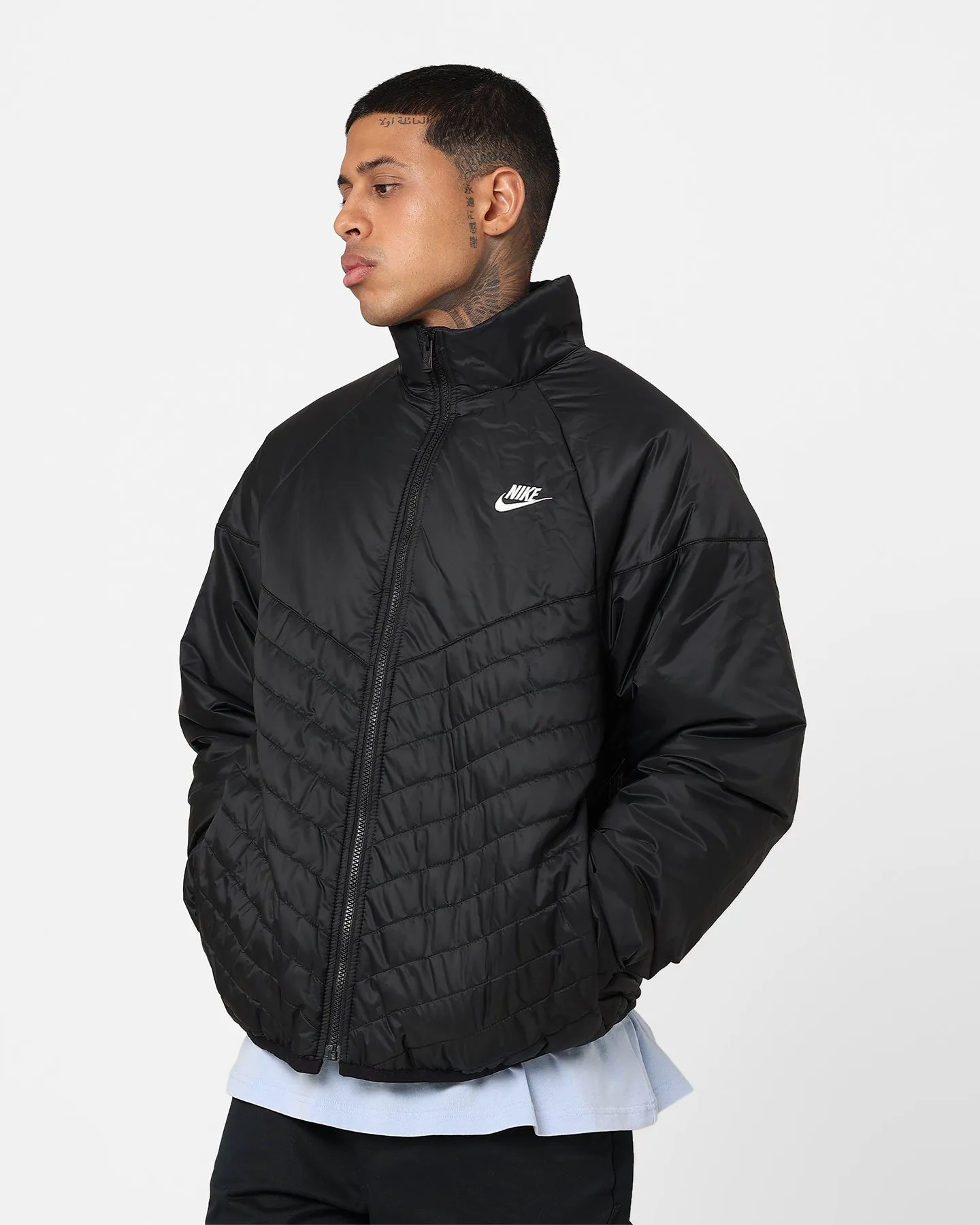 Nike Sportswear Windrunner Therma-FIT Midweight Puffer Jacket Black/Black/Sail