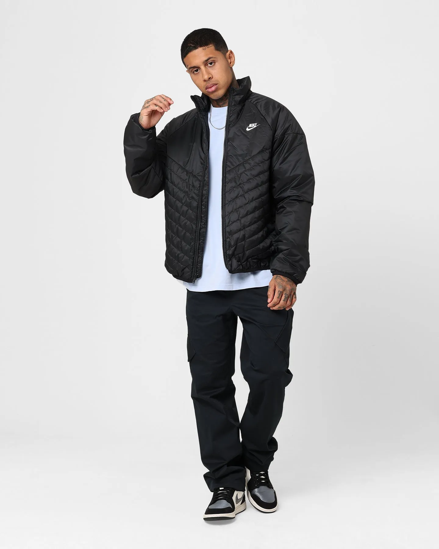 Nike Sportswear Windrunner Therma-FIT Midweight Puffer Jacket Black/Black/Sail