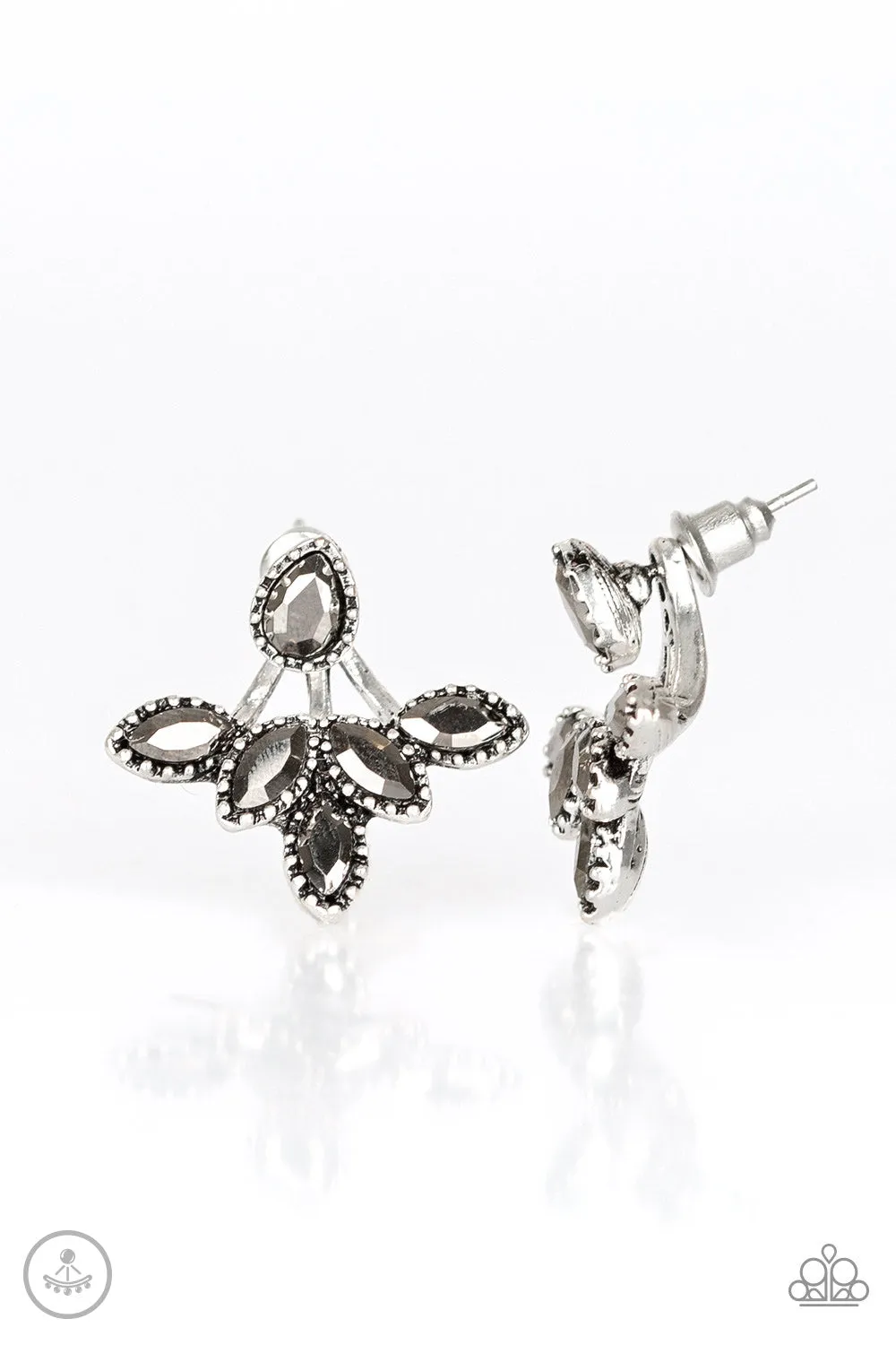 Open Door Jewelry - A Force To BEAM Reckoned With - Silver Post Earrings - Paparazzi Accessories