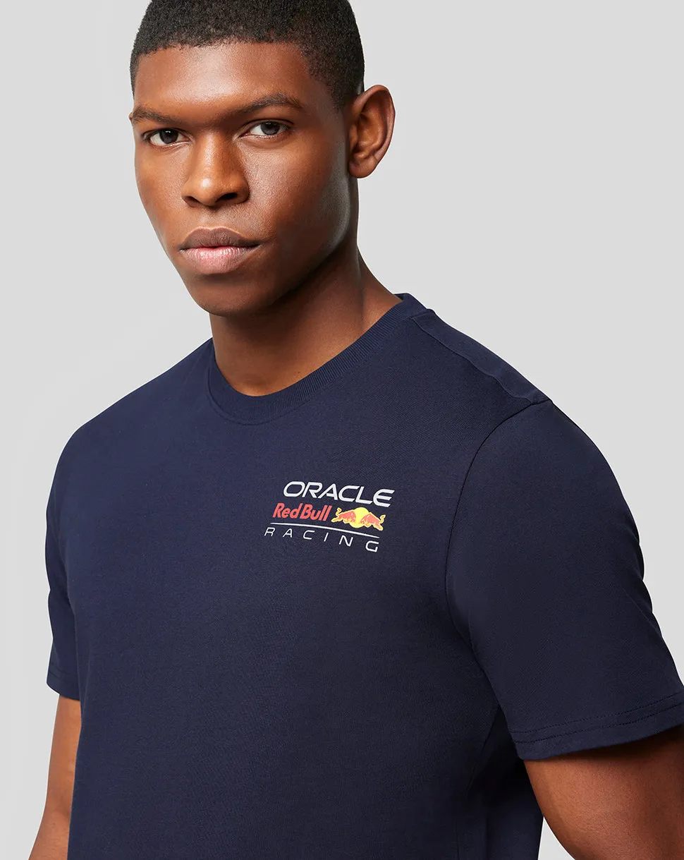 ORACLE RED BULL RACING UNISEX CORE T-SHIRT FULL COLOUR LOGO - NIGHT SKY