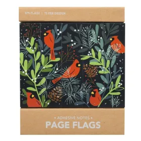 Page Flags: Holiday Red Cardinals