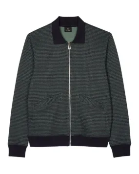 Paul Smith Zip Thru Knitted Cardigans - Blue