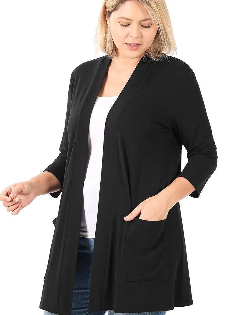 Plus Light Breeze Spring/Fall Cardigan (2 Options)