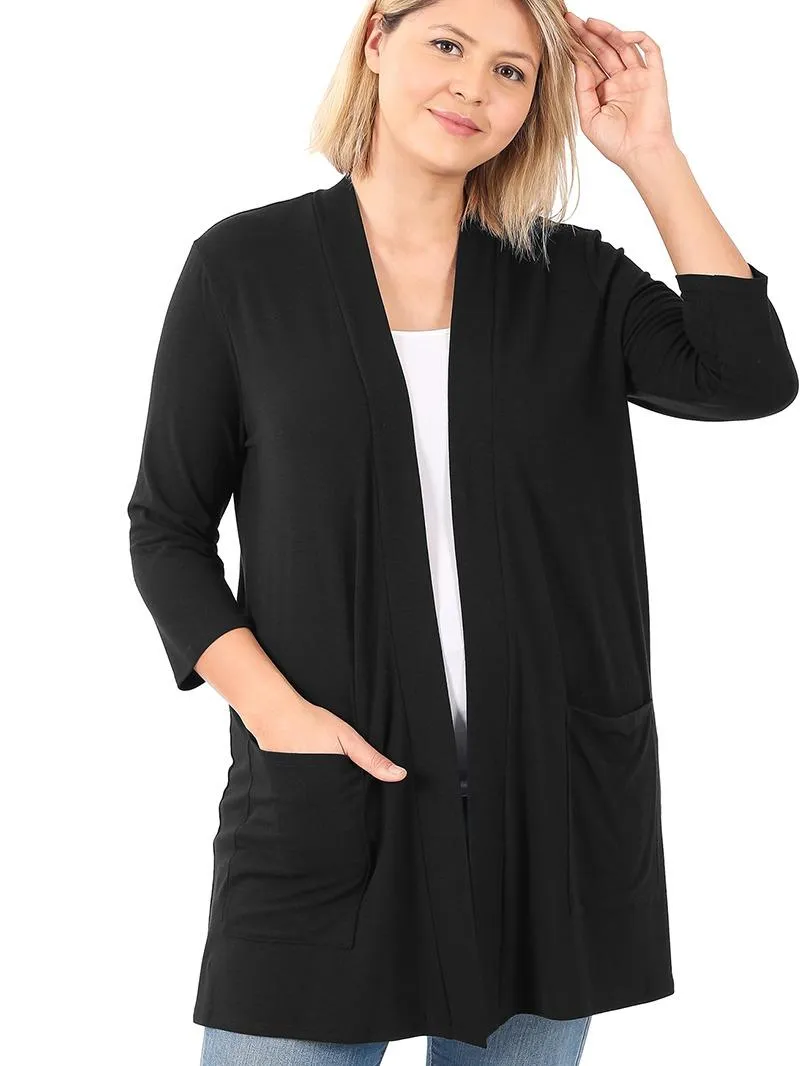 Plus Light Breeze Spring/Fall Cardigan (2 Options)