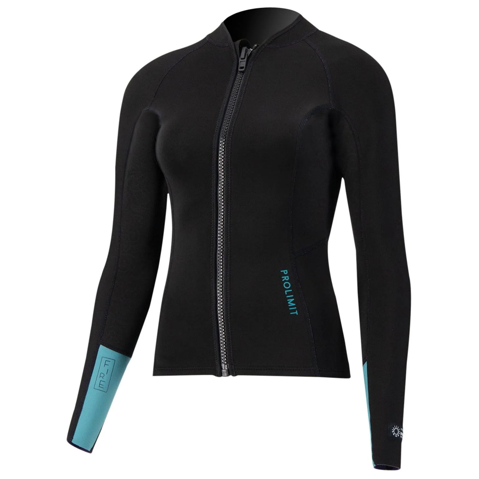 Prolimit Womens Fire Neoprene Top Front Zip Long Sleeve 2Mm