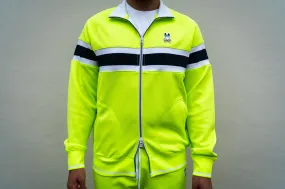 Psycho Bunny Clifton Track Jacket (Electric Green)