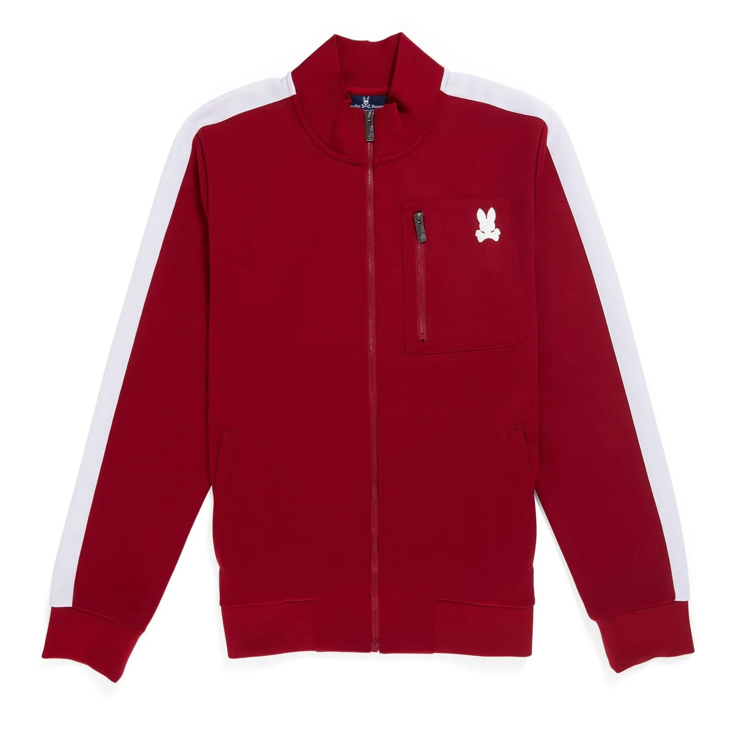 Psycho Bunny Mens Moro Track Jacket - Rio Red