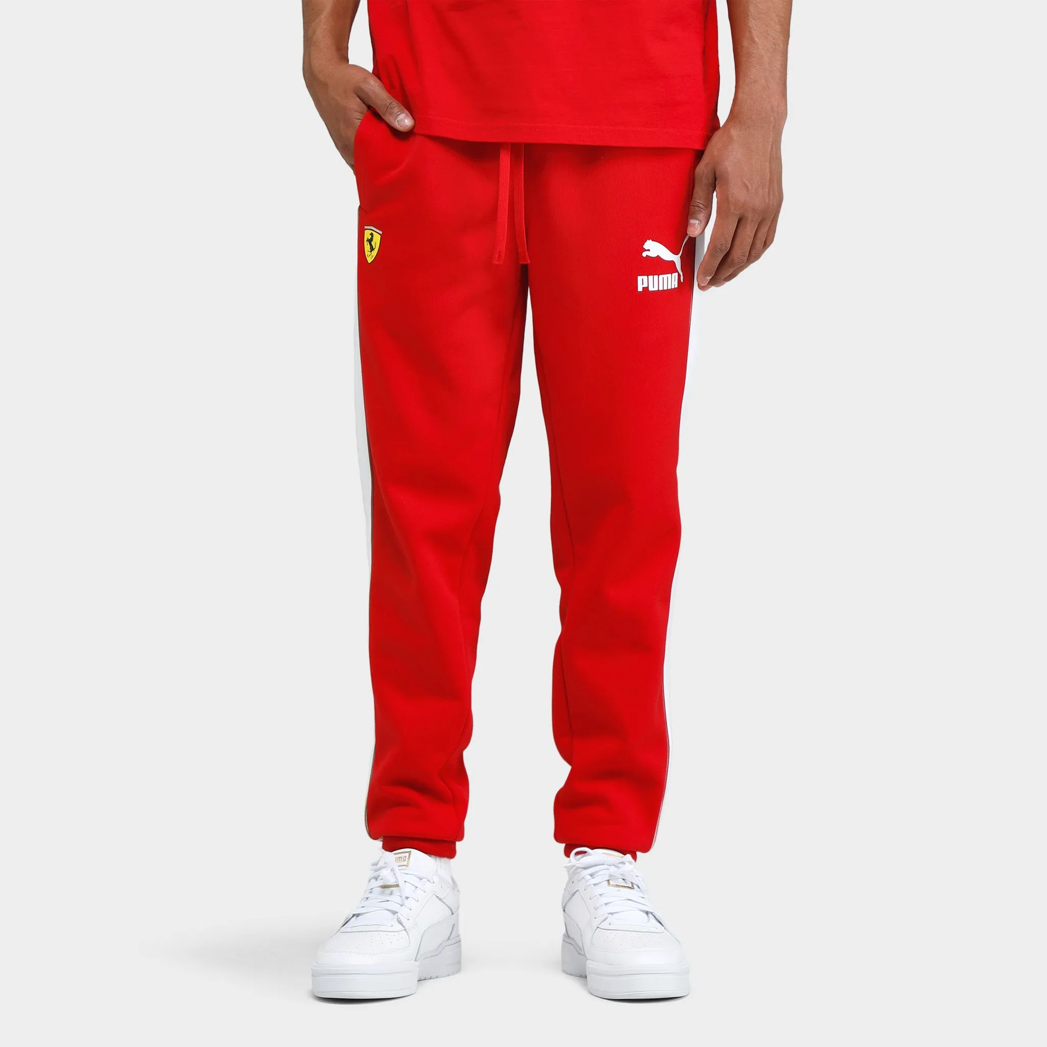 Puma Ferrari Race Iconic T7 Track Pants / Rosso Corsa