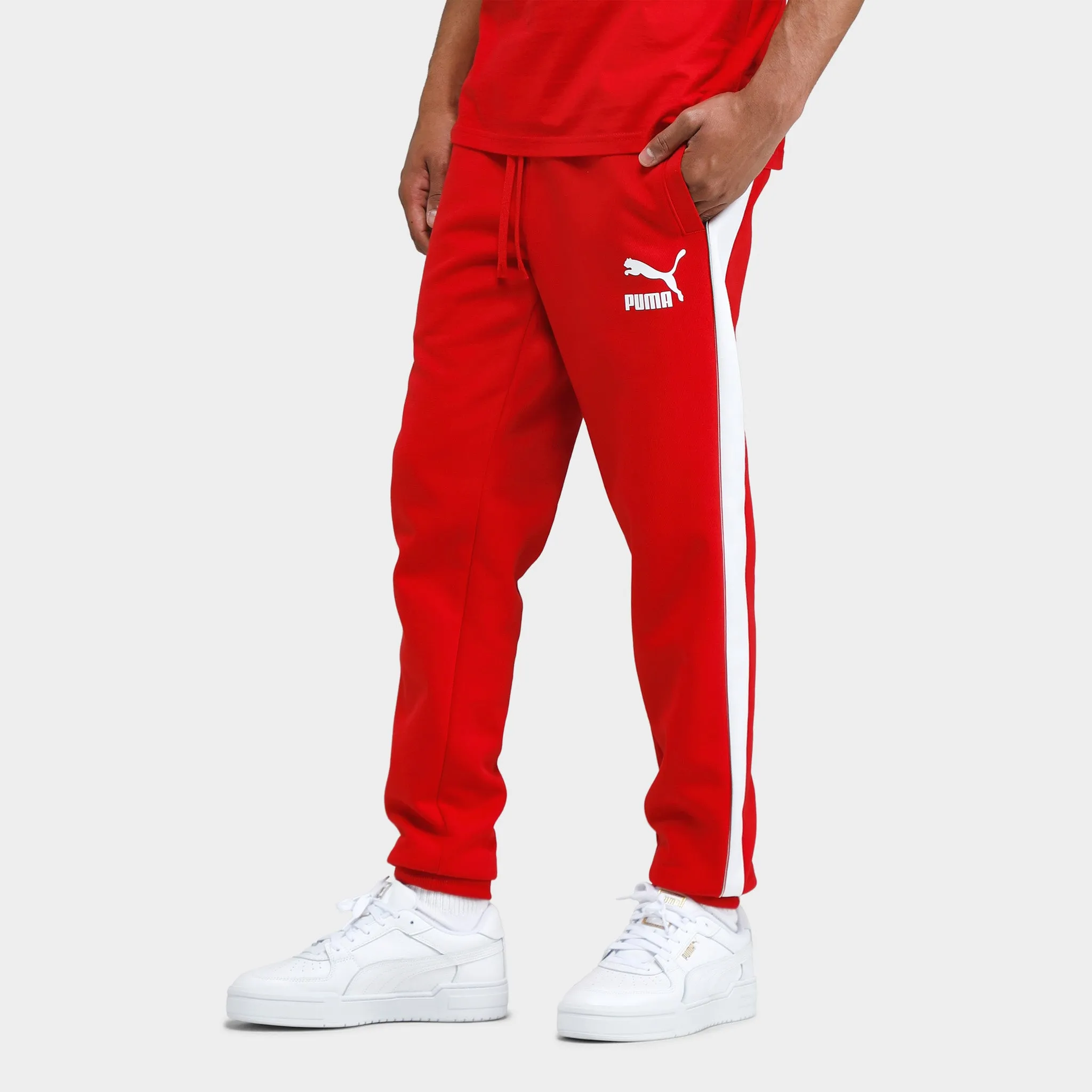 Puma Ferrari Race Iconic T7 Track Pants / Rosso Corsa